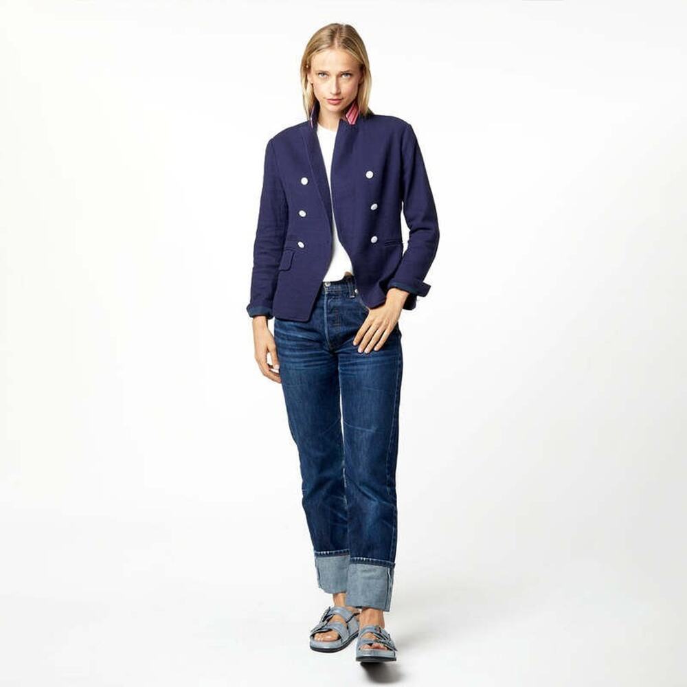 Kerri Rosenthal Harper Blazer in Blue Size Medium NWT